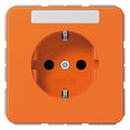 Jung CD1520BFNAO SCHUKO Steckdose Schriftfeld bruchsicher orange