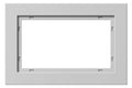 GIRA 100137 Abdeckrahmen 1,5fach E2 Grau matt