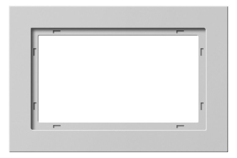 GIRA 100137 Abdeckrahmen 1,5fach E2 Grau matt