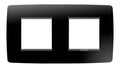 GEWISS GW16123TN Abdeckrahmen ONE International 2+2M horiz. Tonerschwarz
