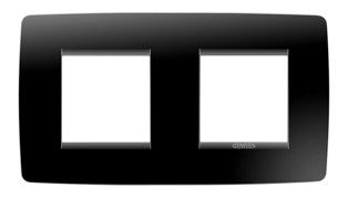GEWISS GW16123TN Abdeckrahmen ONE International 2+2M horiz. Tonerschwarz