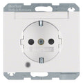 Berker 41107009 Steckdose SCHUKO+LED Kontroll B-feld+erh.BS K.1 polarweiß gl.
