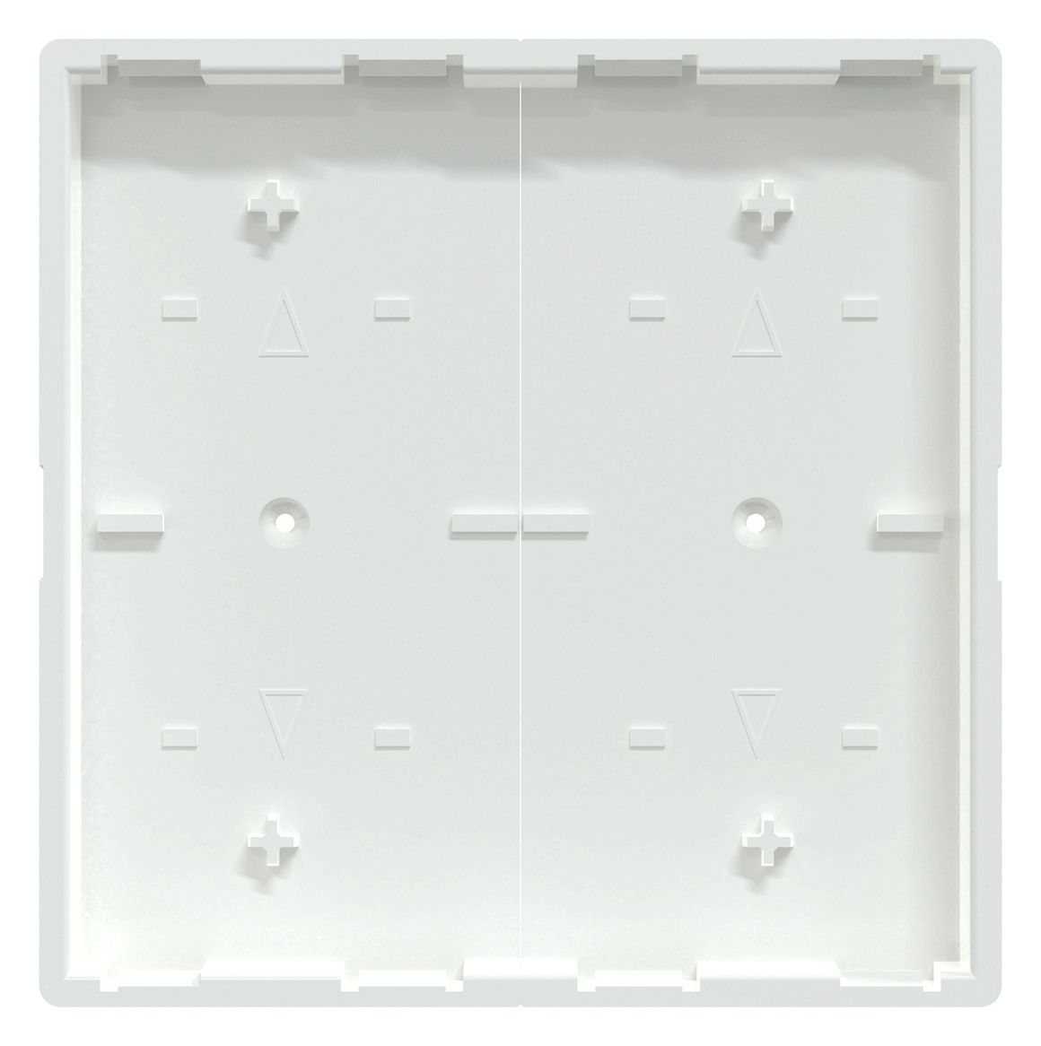 Mert MEG 5226-0325 Wippen f.Taster- Modul 2fach (Szene1/2,blank) aktivweiß