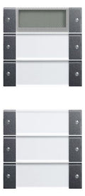 GIRA 214528 Wippenset 5fach Plus (2+3) BSF System 55 Klar/Anthrazit