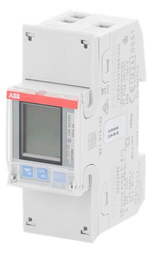 ABB B21 313-100 Wechselstromzähler, M-Bus Silber, 1Ph, Direktanschluss 65A