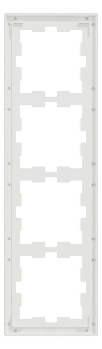 Mert MEG 4040-6520 D-Life Glas Rahmen 4fach Kristallweiß