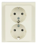BJ 202 EUJB-82 SCHUKO® Doppelsteckdose volle Abdeckung EBS