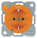 Berker 41102007 Steckdose SCHUKO+LED Kontroll u.erh.BS R.1/R.3 orange glänz.