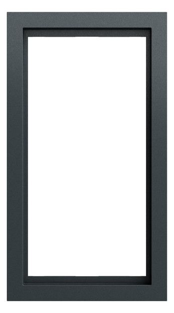 GIRA 100273 Abdeckrahmen 2f o.M.Gira F200 Anthrazit(lack.)