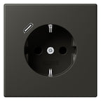 Jung LC1520-18C259 SCHUKO-Steckd.m.USB Typ C LC4320R