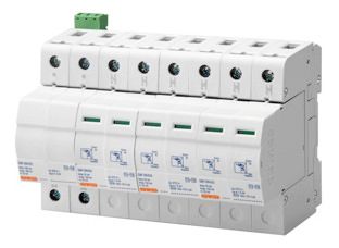 GEWISS GWD6405 Überspannungsableiter Typ 1+2 400V 25kA 3P+N 8TE m.Modul+Kont.