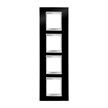 GEWISS GW16229TN Abdeckrahmen LUX International 2+2+2+2M vert. Tonerschw.