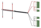 Siemens 3KC9833-4 f.3KC8 Spannungs- versorgungskabel unters. 2p f.800-1000A