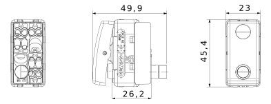 GEWISS GW21577 Wechselschalter System beleuchtet 1M 1P 16AX Schwarz