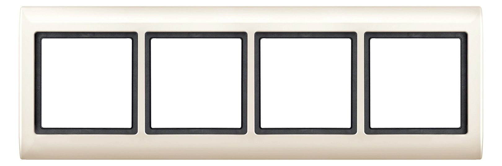 Mert 400444 AQUADESIGN-Rahmen 4fach weiß