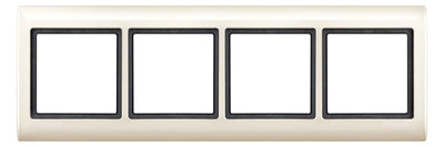 Mert 400444 AQUADESIGN-Rahmen 4fach weiß