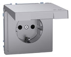 Mert MEG 2314-6036 SCHUKO-Steckdose m.Klappdeckel IP44 BRS StK Edelstahl