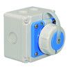 Bals 7246 Schuko-Wandsteckdose gerade 16A 3p IP67 blau belg./franz.