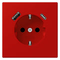 Jung LC1520-15CA227 SCHUKO-Steckd.m.USB Typ AC LC32090
