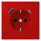 Jung LC1520-15CA227 SCHUKO-Steckd.m.USB Typ AC LC32090