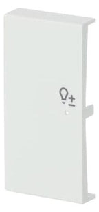 BJ 6234-21-884 Wippe/L 2f Dimmer matt studioweiß Busch-free@home future linear