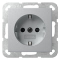 GIRA 438326 SCHUKO-Steckd.SH o.Kr.SRK System 55 F Alu