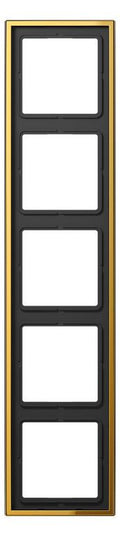 Jung GO2985 Rahmen 5fach LS/FD-design goldfarben