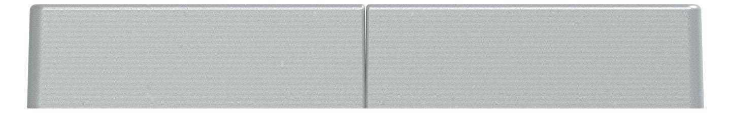 Mert MEG 5226-0460 Wippen f.Taster- Modul 2f (Szene1/2 blank) aluminium