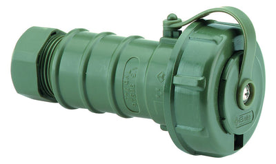 Bals 745 Schuko-Kupplung TN 16A 3p IP68 bronzegrün