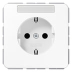 Jung CD1520NNAWW SCHUKO Steckdose o.Kralle Schriftfeld alpinweiß