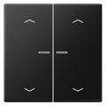 Jung LS 102 KO5P SWM Wippe m.Lichtleiter m.Pfeilsymbolen f.KNX Taster 2f Serie