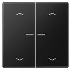 Jung LS 102 KO5P SWM Wippe m.Lichtleiter m.Pfeilsymbolen f.KNX Taster 2f Serie