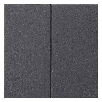 GIRA 537028 Wippe 2fach unbedruckt System 55 Anthrazit