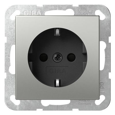GIRA 4180600 SCHUKO-Steckdose SRK System 55 Edelstahl