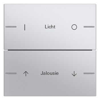GIRA 576226 Wippenset 2fach indiv. Tastsensor4 System 55 Farbe Alu