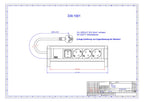 Bachmann 339.1001 DESK 3xSchuko 1xSchalter Strom 3m