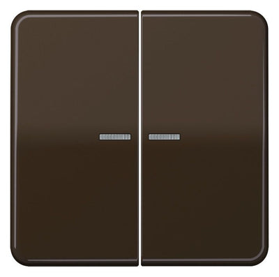 Jung CD595KO5BFBR Wippe Serienschalter m.Lichtleiter bruchsicher braun