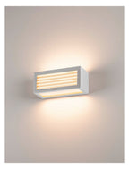 SLV 232491 BOX-L E27 Wandleuchte eckig weiß E27 max.18W