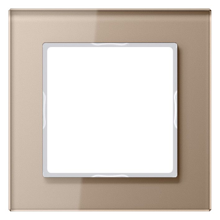 Jung AC581GLCH Glasrahmen 1fach Serie A creation champagner
