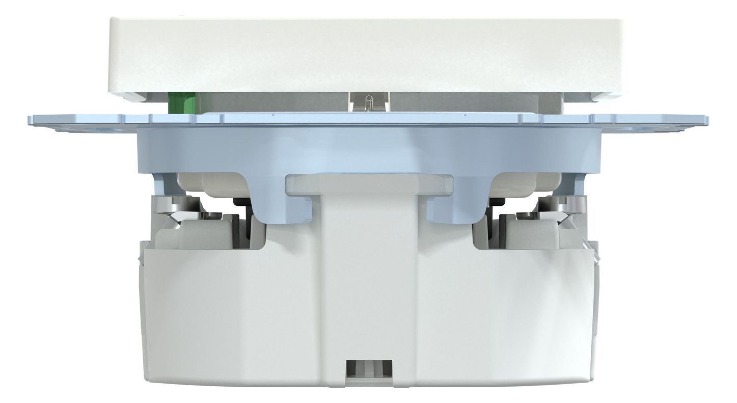 Mert MEG 2305-0319 SCHUKO-Steckdose BRS m.ÜSS+Schriftfeld StK polarweiß gl.Sys.M