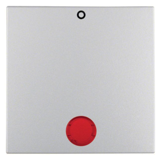 Berker 16241404 Wippe m.Linse rot+ Aufdruck 0 B.7 alu matt