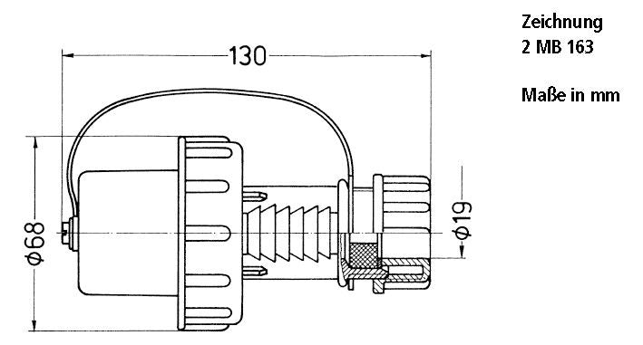 Mennekes 10828 Stecker SCHUKO,16A2p+E 230V IP68,BL-GR
