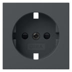 GIRA 492128 Abdeckung SCHUKO-Steckdose m.Shutter System 55 Anthrazit