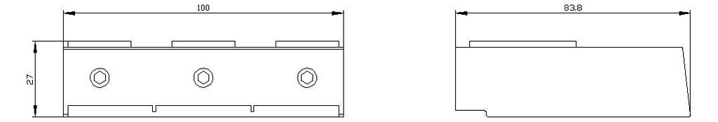 Siemens 3RT1955-4G Rahmenklemmenblock f.BGS6 3RT105 f.Überlastrelais 3RB105
