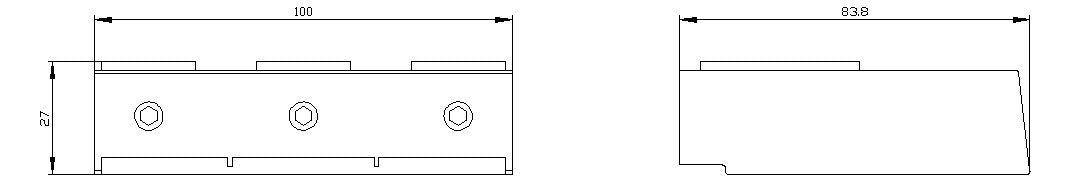 Siemens 3RT1955-4G Rahmenklemmenblock f.BGS6 3RT105 f.Überlastrelais 3RB105