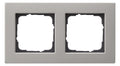 GIRA 0212335 Abdeckrahmen 2fach flach E2 Edelstahl