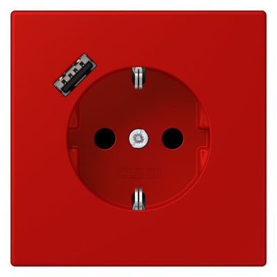 Jung LC1520-18A227 SCHUKO-Steckd.m.USB Typ A LC32090