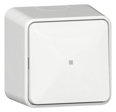 GIRA 311613 Wipp-Kontrollschalter Aus-Wechsel AP Reinweiß
