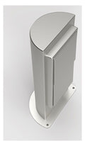 Energiesäule ES301 1x Schuko, 1x Wechselchalter, Edelstahl gestrahlt