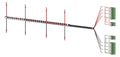 Siemens 3KC9831-4 f.3KC8 Spannungs- versorgungskabel obers. 4p f.800-1000A